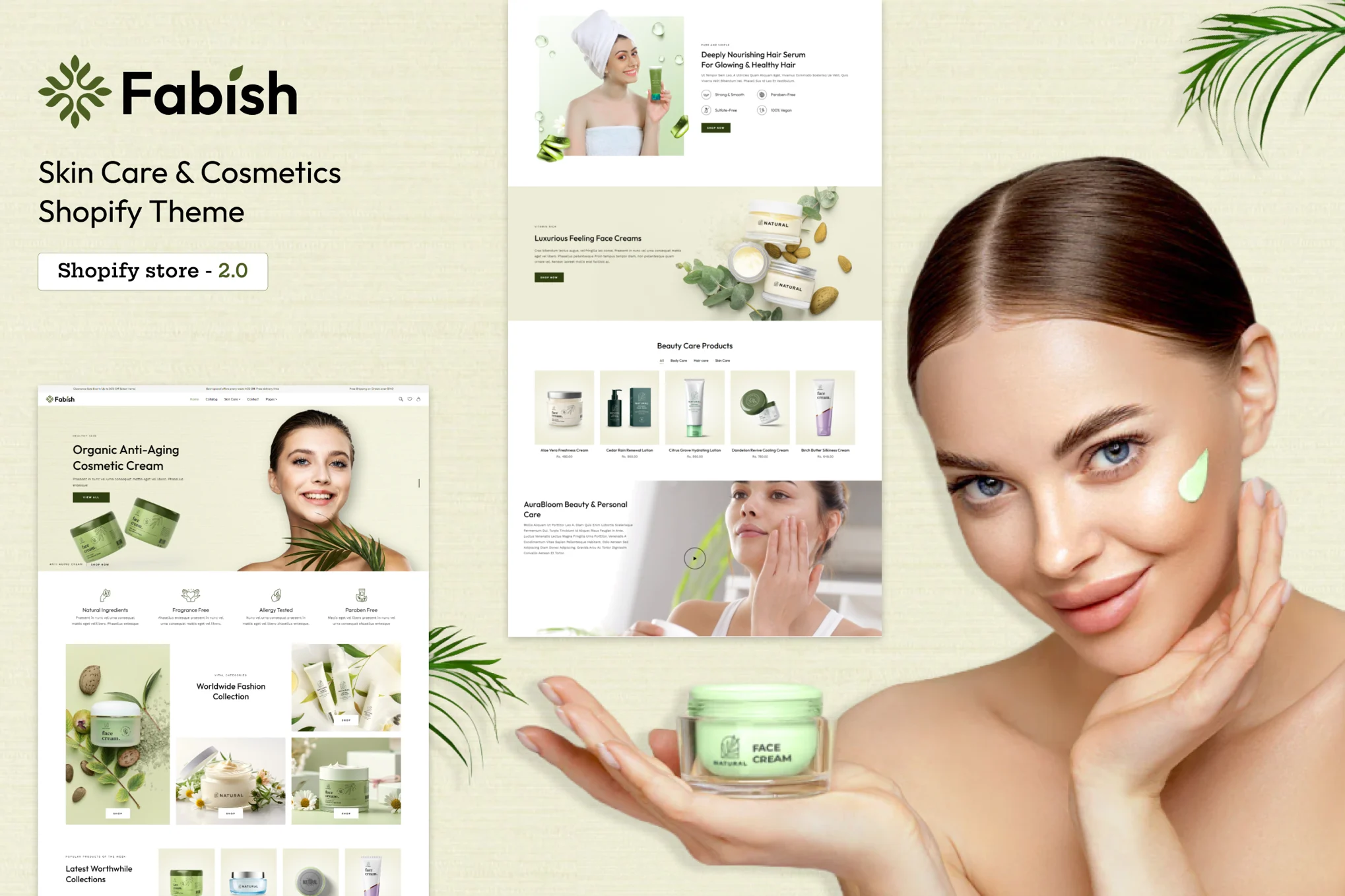 Fabish Skin Care Shopify Theme