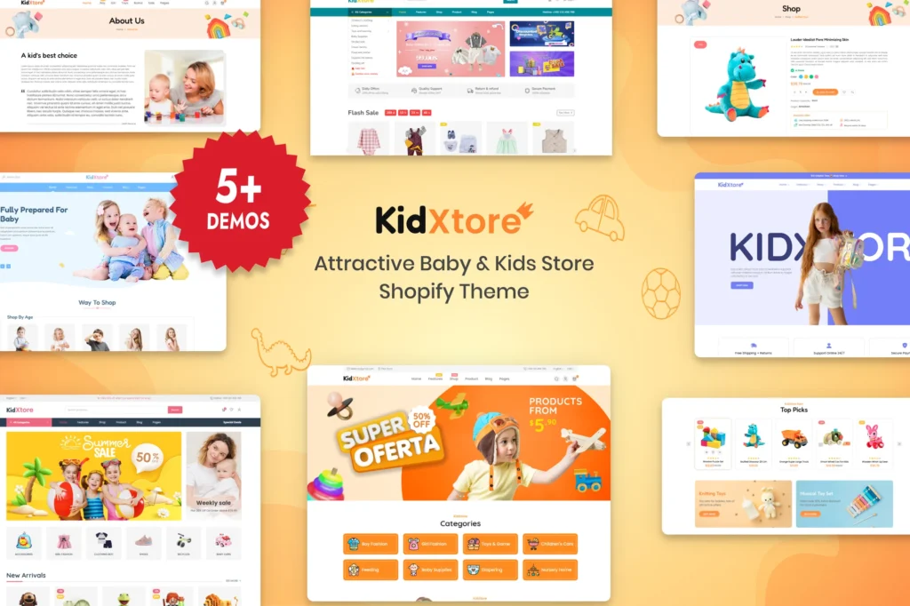 KidXtore Kids Store Shopify Theme