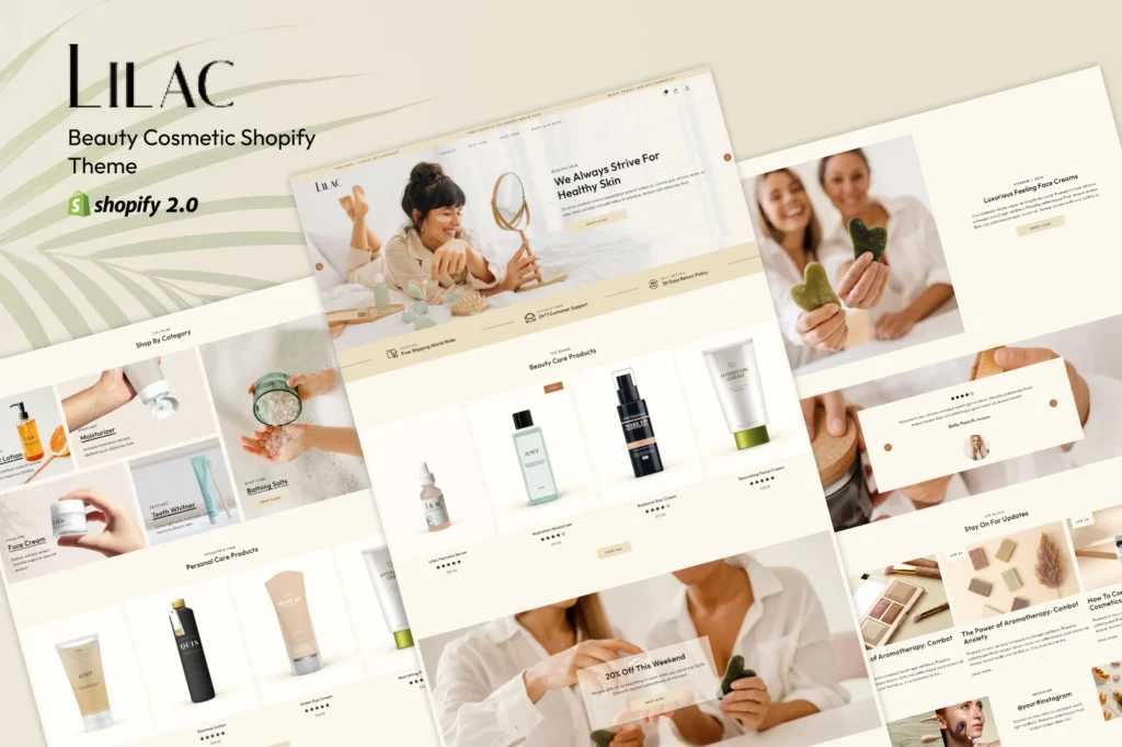 Lilac Cosmetic Shopify Theme