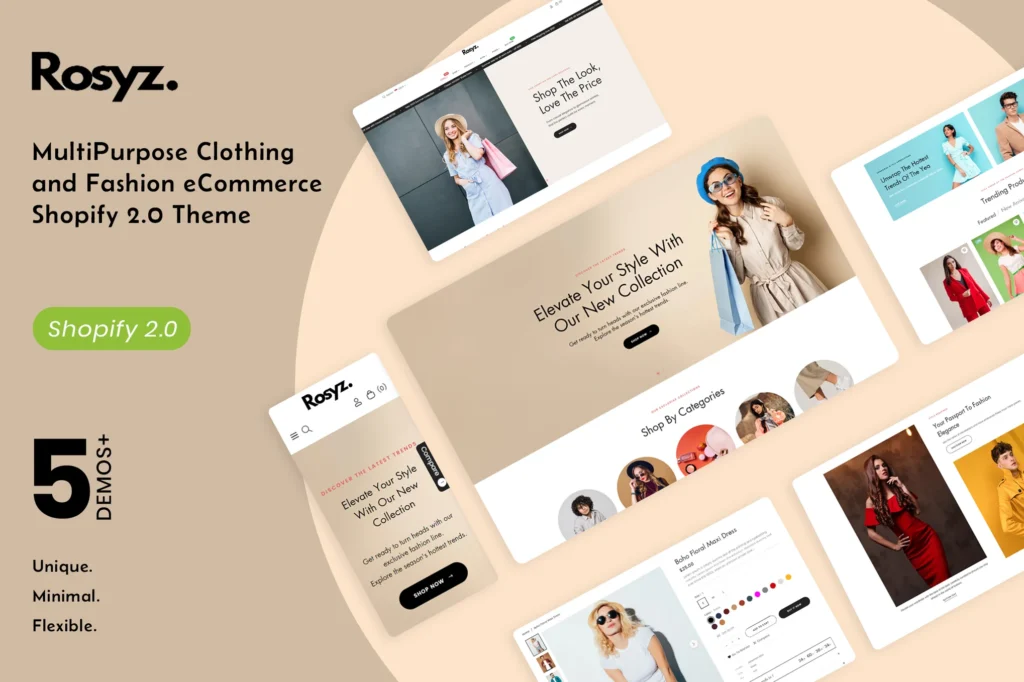Rosyz Fashion Shopify Theme