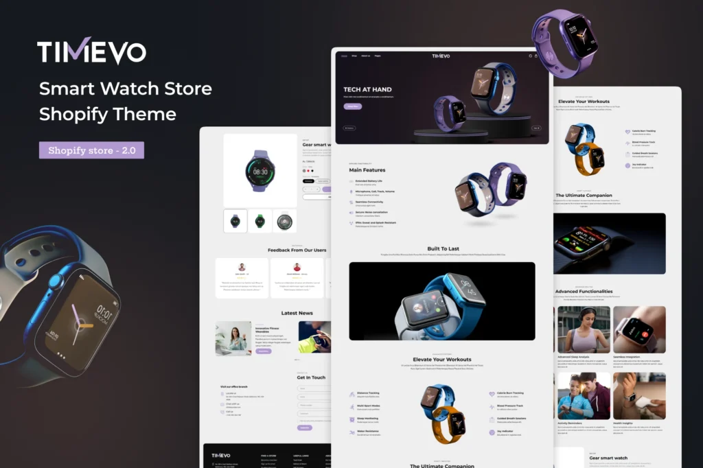 Timevo Single Product Shopify Theme