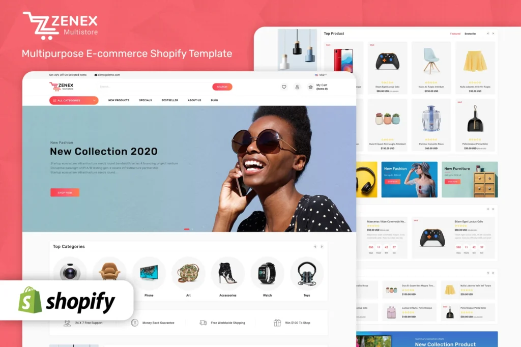 Zenex Multipurpose Shopify Theme