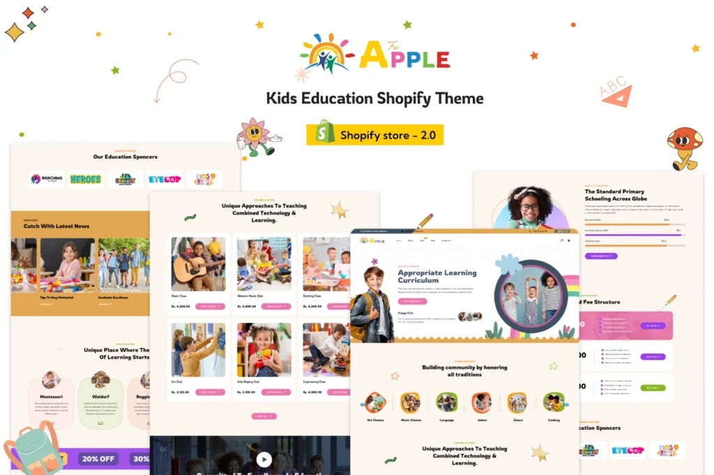 AforApple Education Shopify Theme