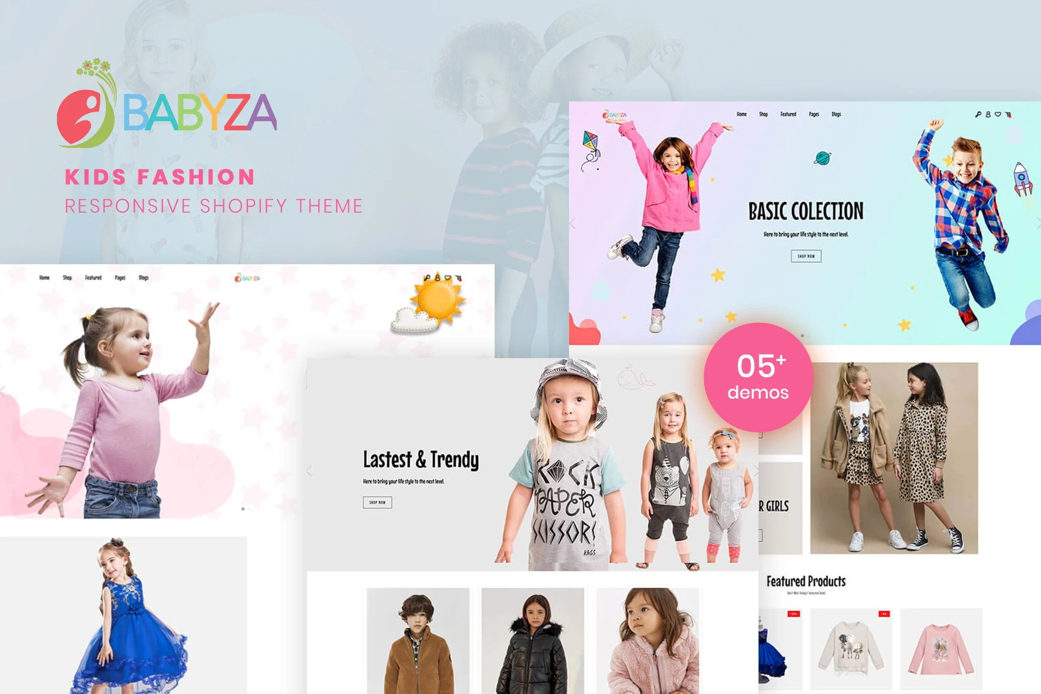 Babyza Kids Fashion Shopify Theme