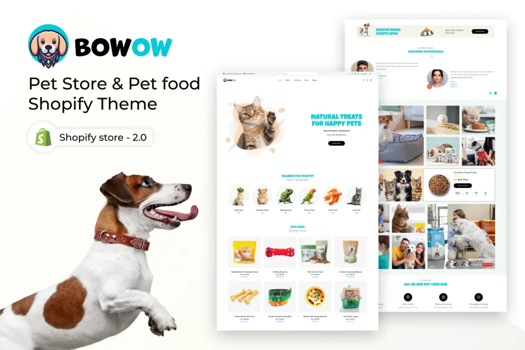 Bowow Pet Care Shopify Theme