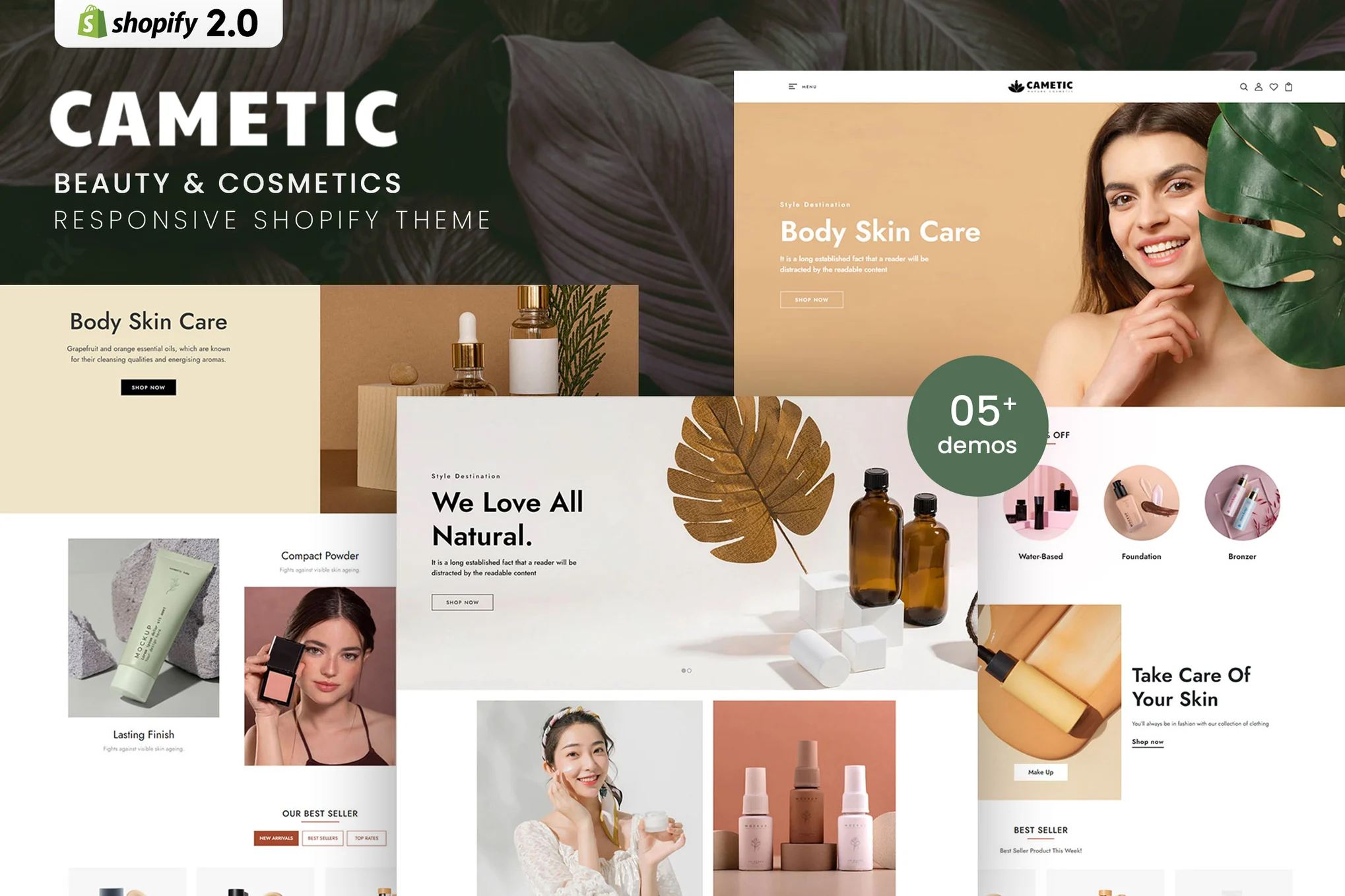 Cametic Cosmetics Shopify Theme