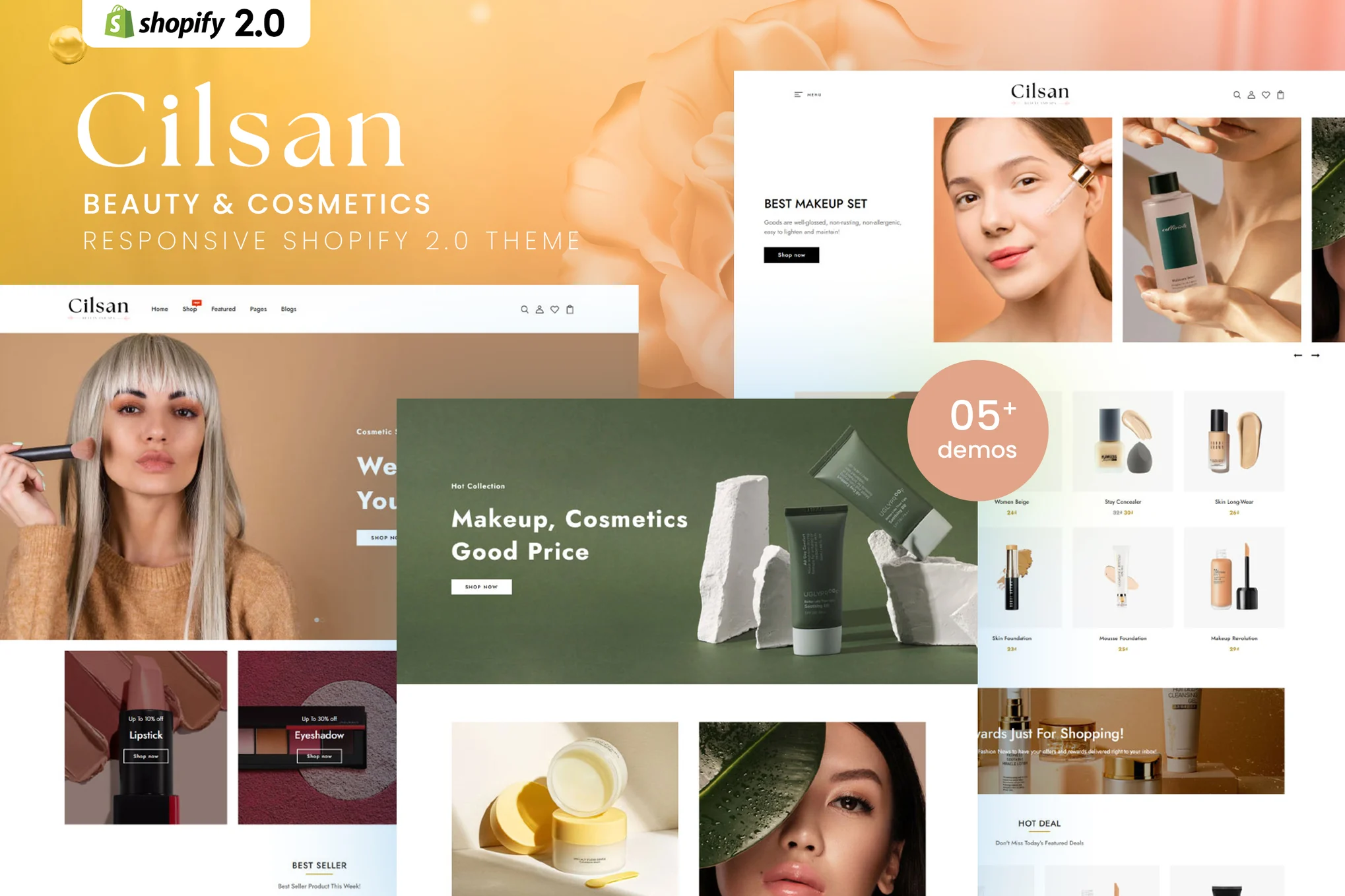 Cilsan Cosmetics Shopify Theme