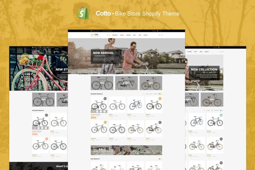 Cotto Bike Store Shopify Theme
