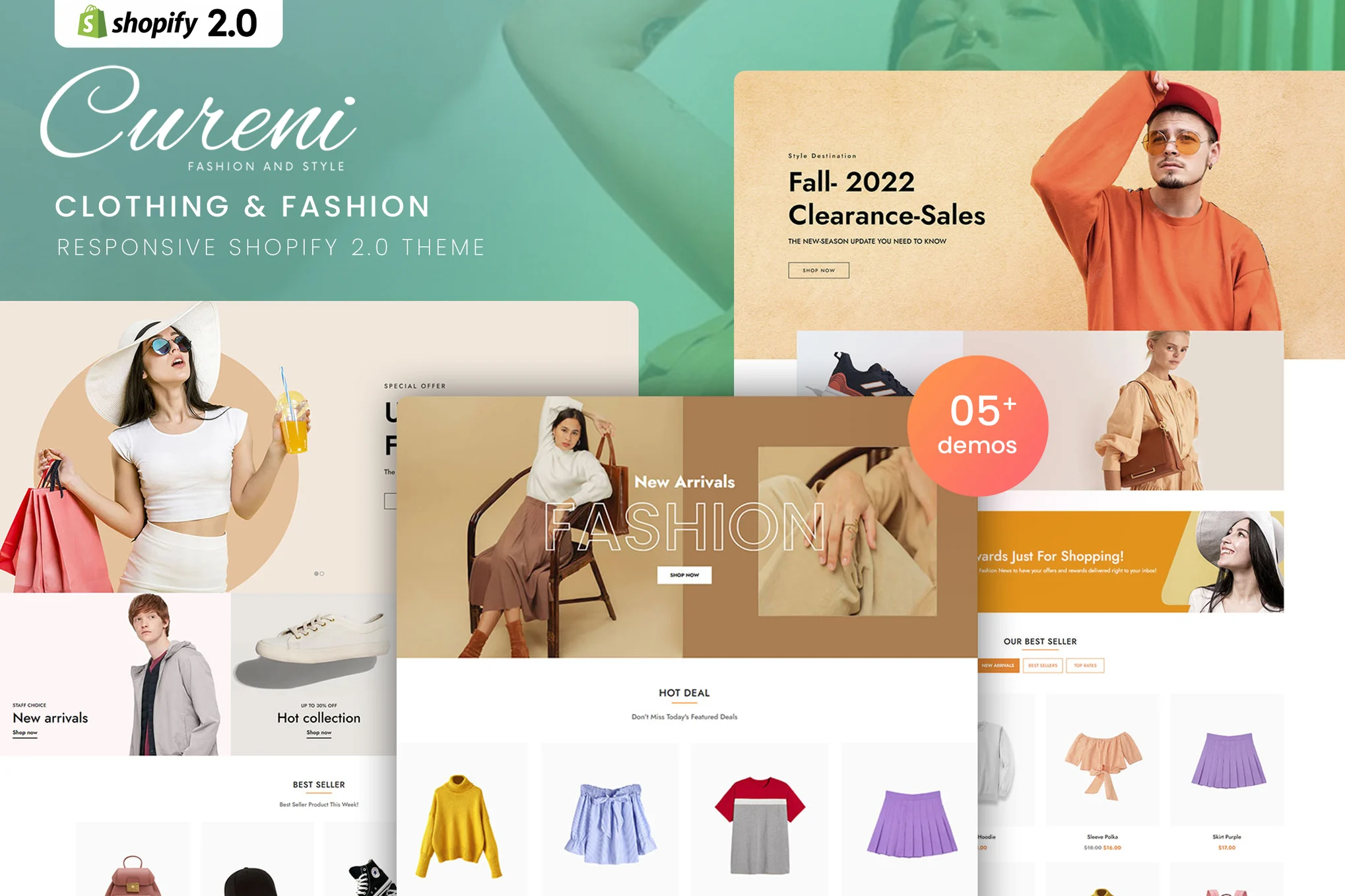 Cureni Clothing Shopify Theme