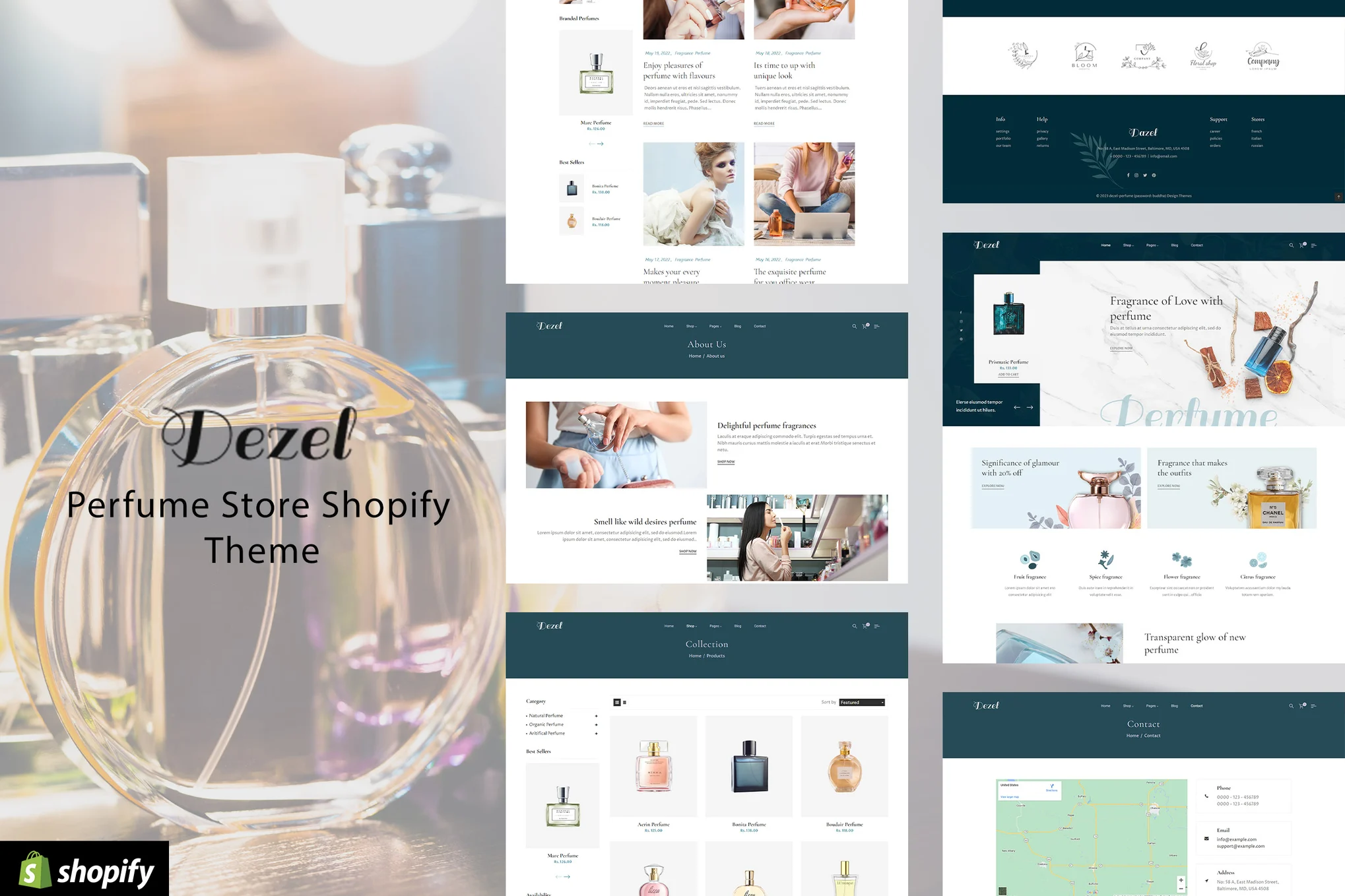 Dezel Perfume Store Shopify Theme