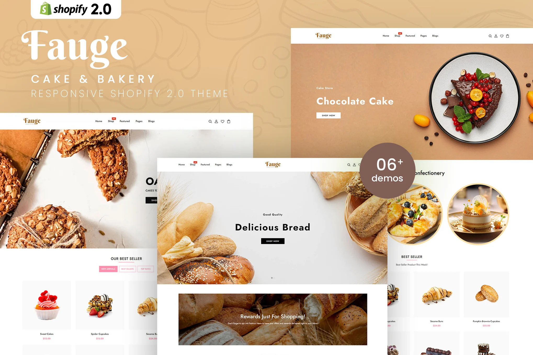 Fauge Bakery Shopify Theme