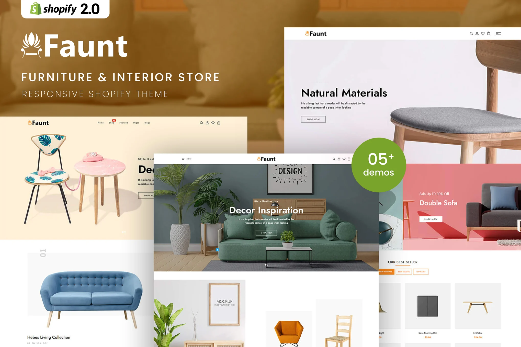 Faunt Interior Shopify Theme