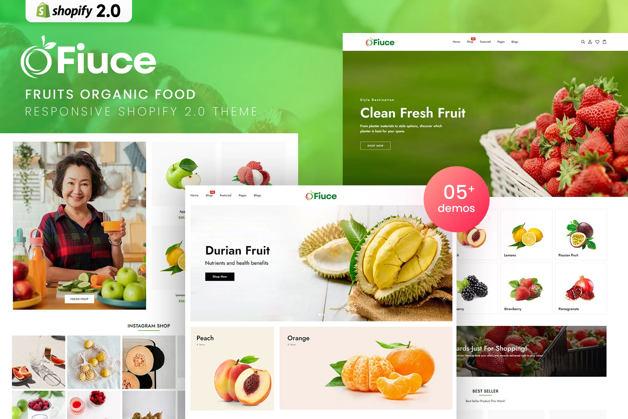 Fiuce Fruits Shopify Theme