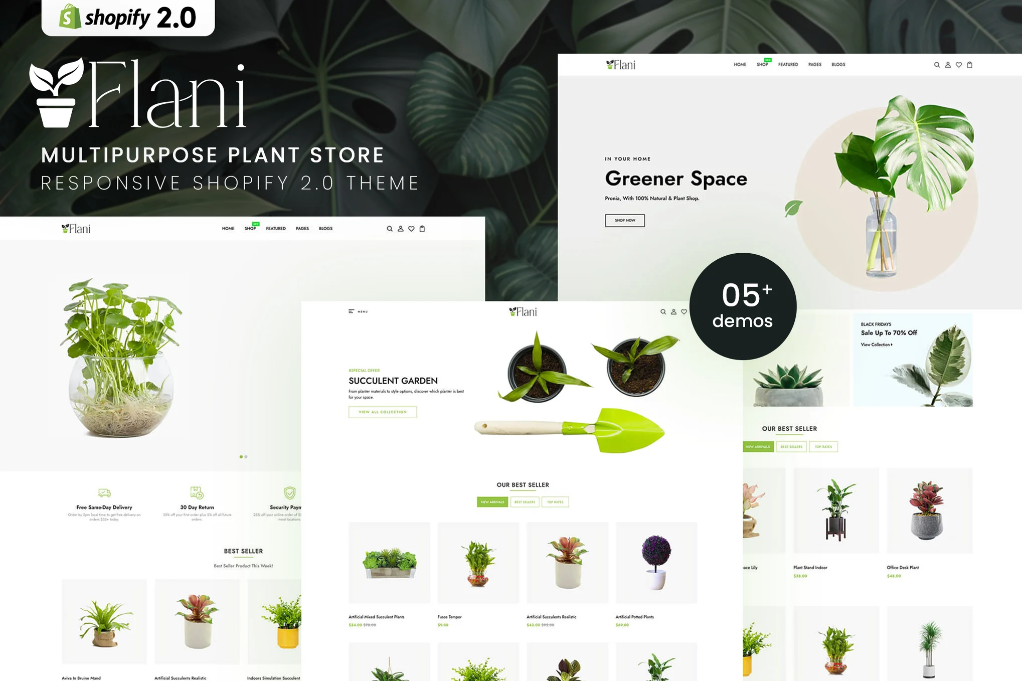 Flani Plant Store Shopify Theme