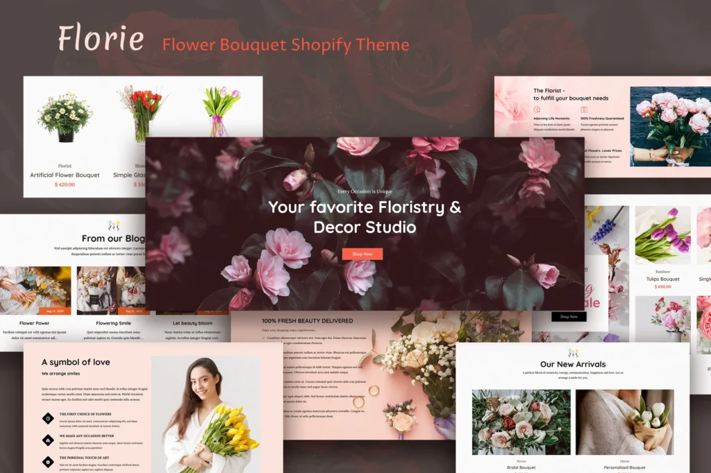 Florie Flower Shop Shopify Theme