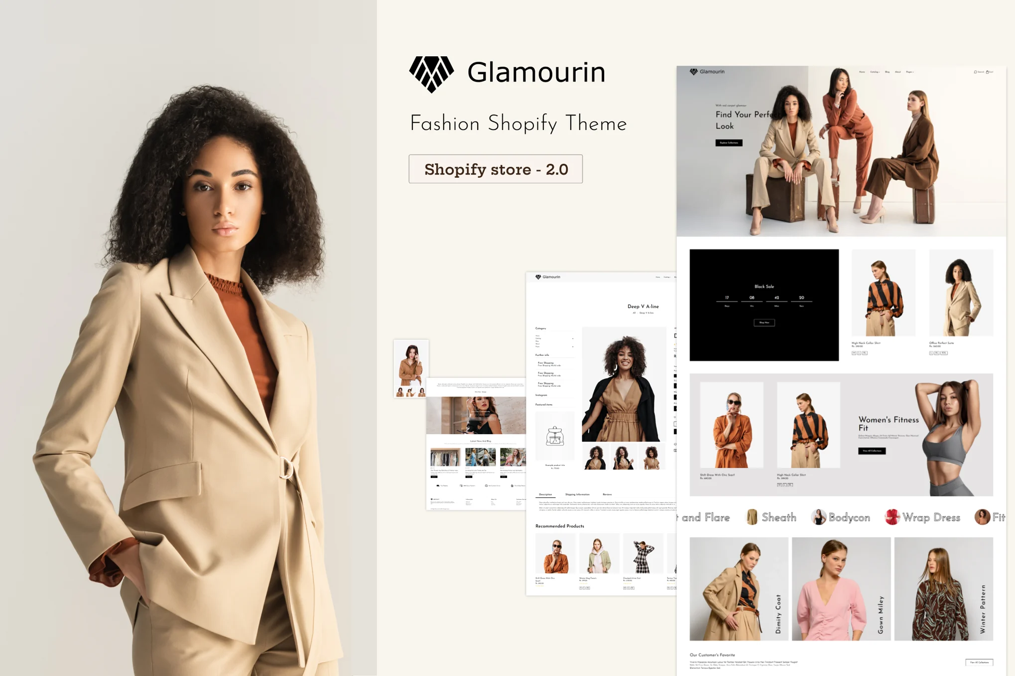 Glamourin Fashion Shopify Theme