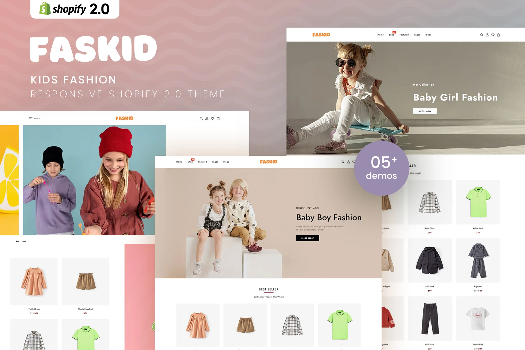 Faskid Kids Fashion Shopify Theme