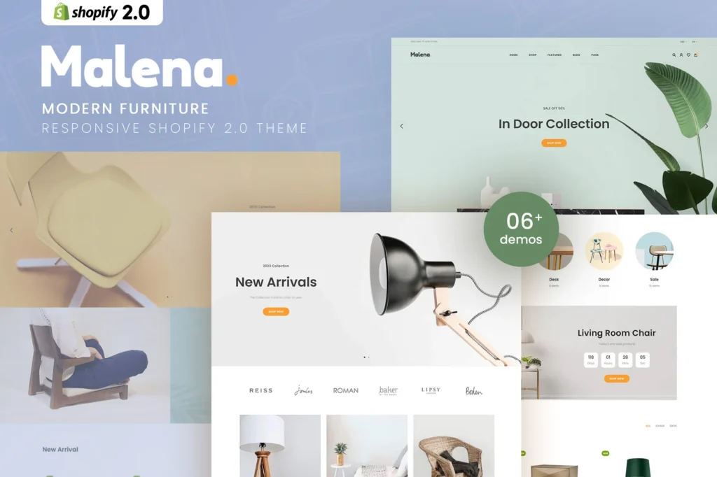 Malena Furniture Shopify Theme