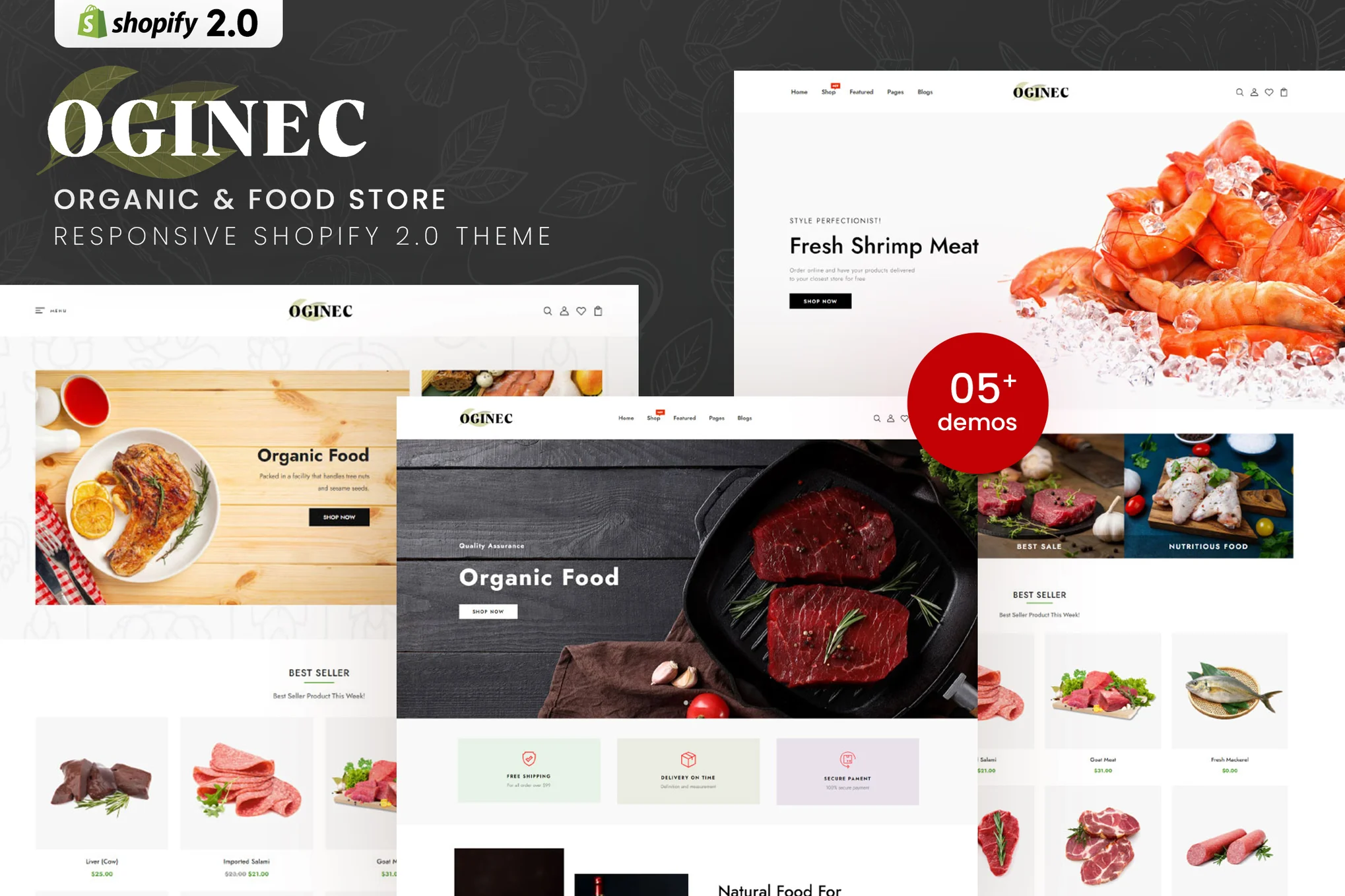 Oginec Food Store Shopify Theme