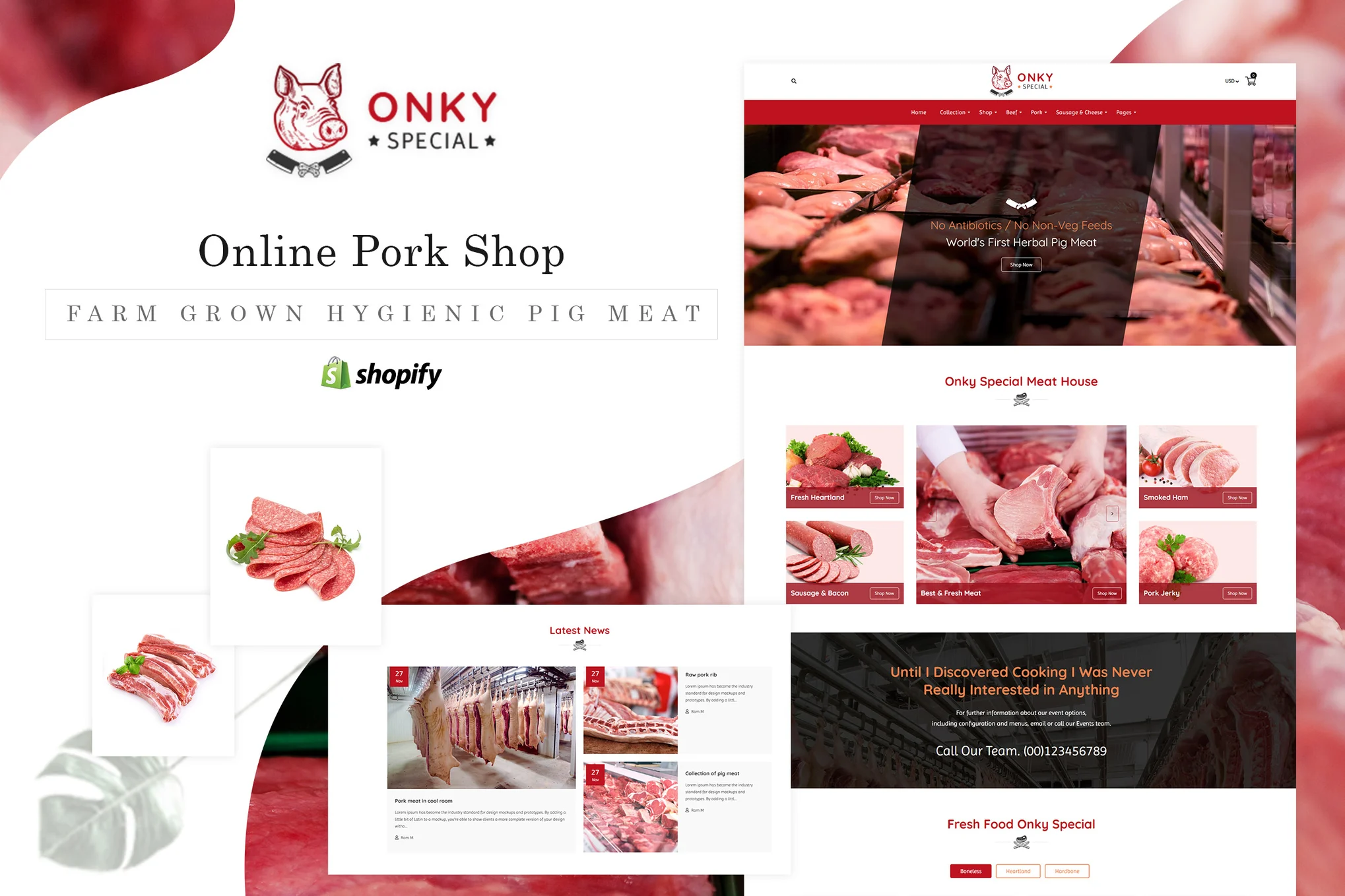 Onky Meat Shopify Theme