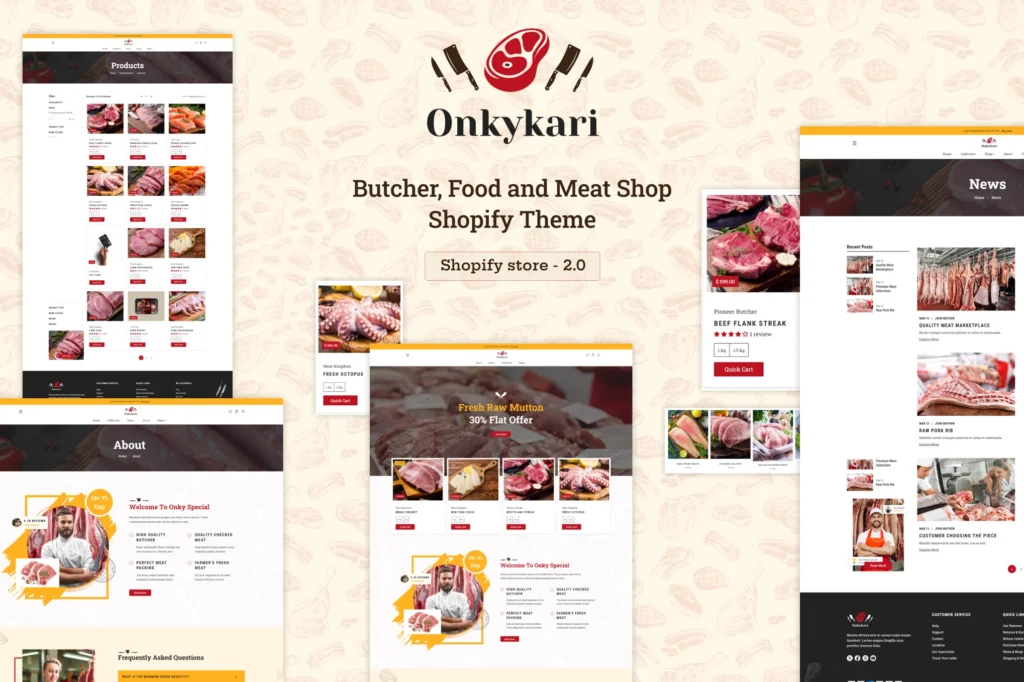 OnkyKari Food Delivery Shopify Theme