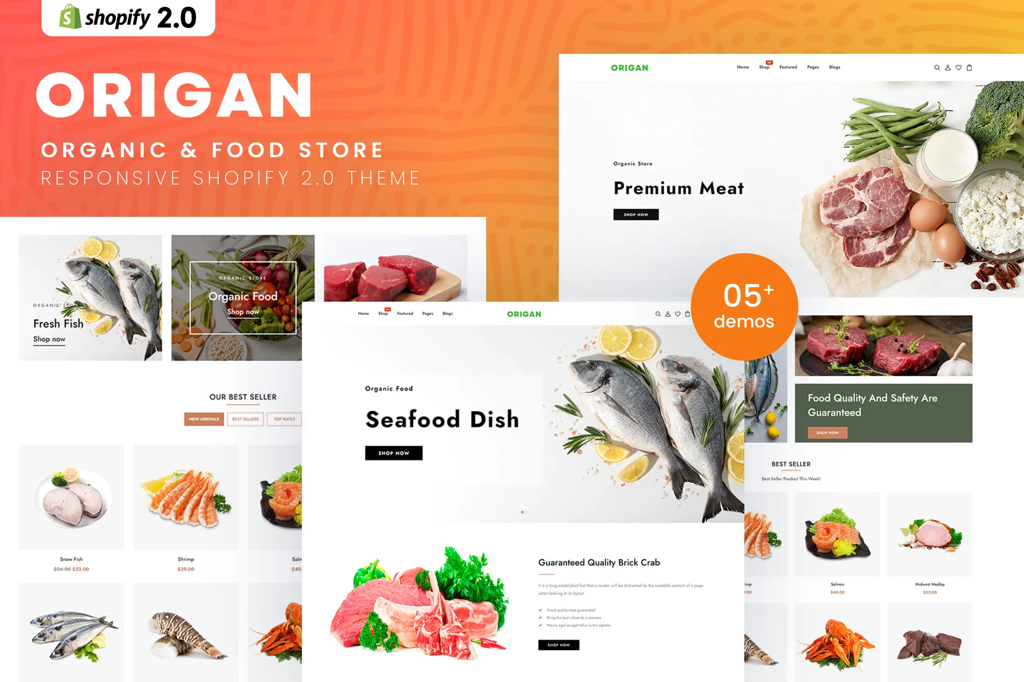 Origan Food Store Shopify Theme