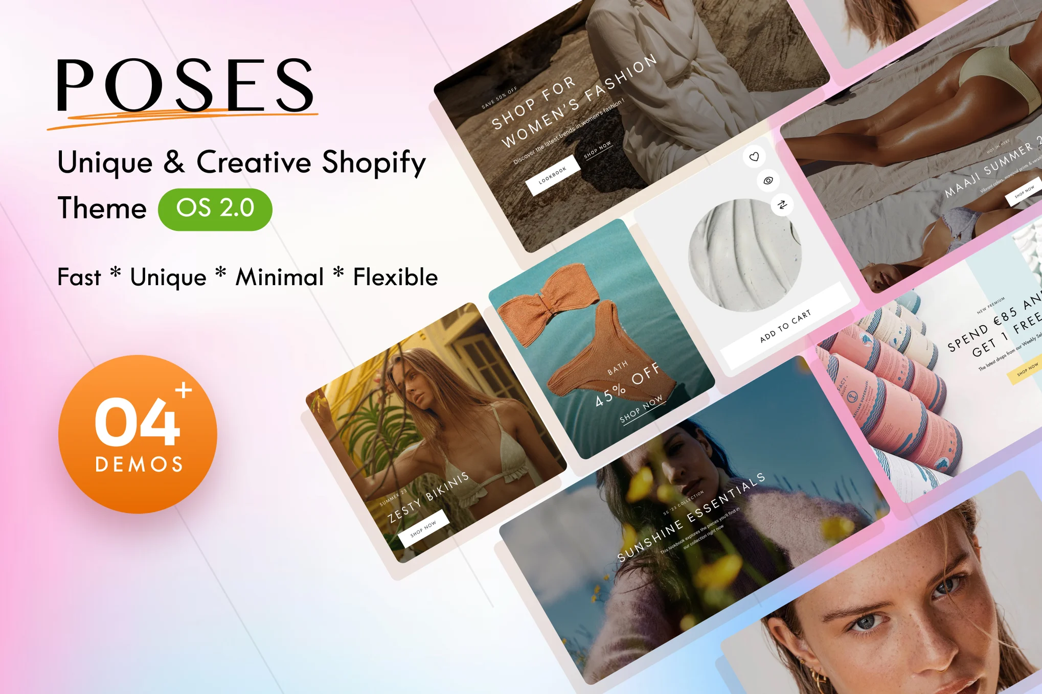 Poses Swimwear Shopify Theme