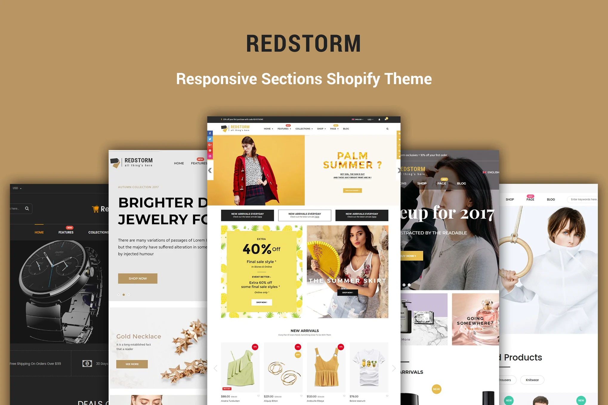 RedStorm Shopify Theme