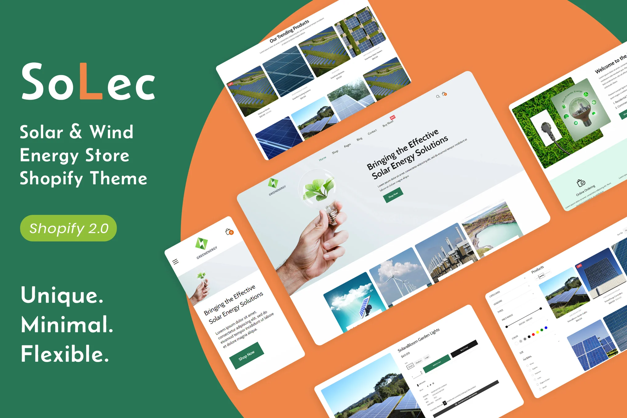 Solec Solar Store Shopify Theme