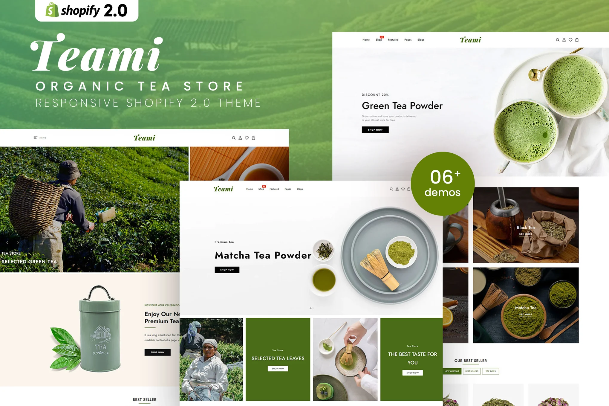 Teami Tea Store Shopify Theme