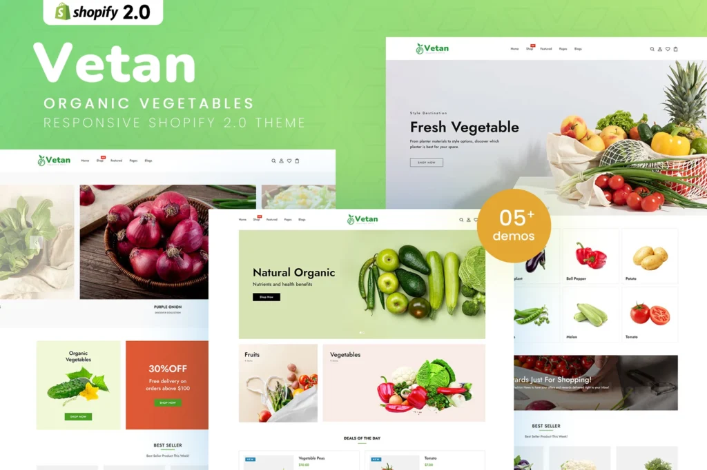 Vetan Vegetables Shopify Theme
