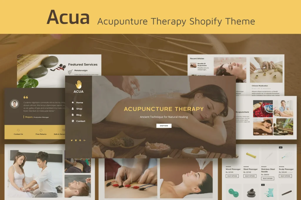 Acua Medical Store Shopify Theme