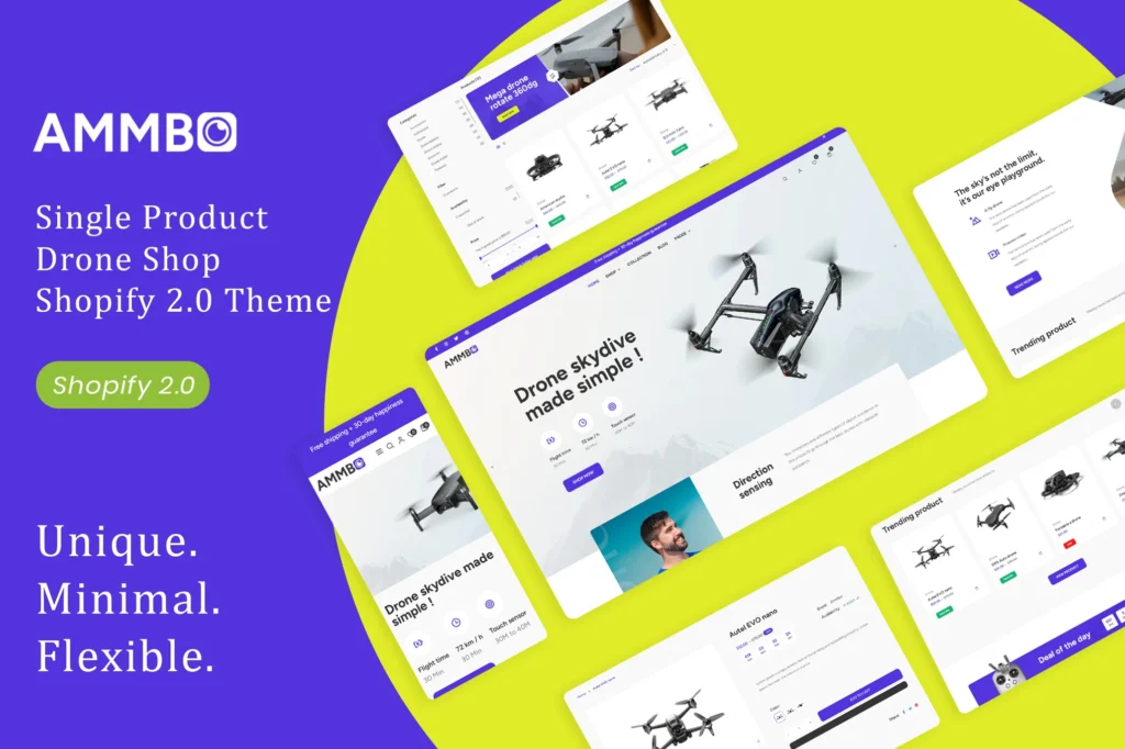 Ammbo Drone Shopify Theme
