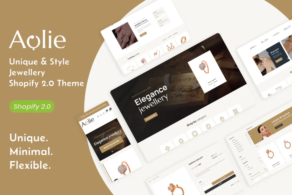 Aolie Jewellery Shopify Theme