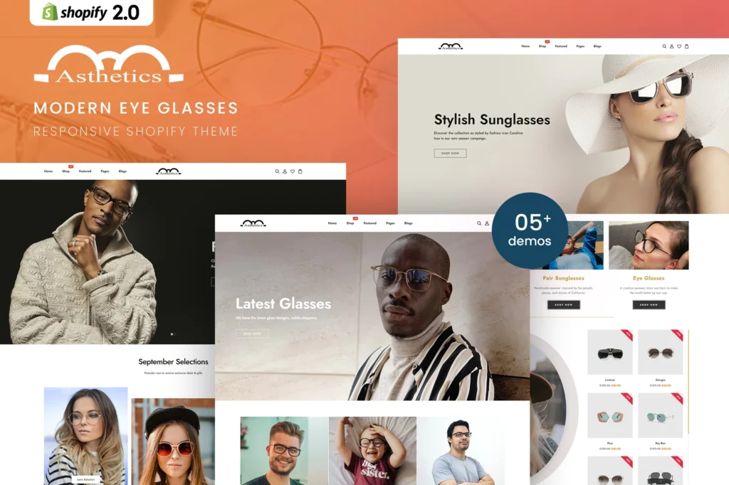 Asthetics Eye Glasses Shopify Theme