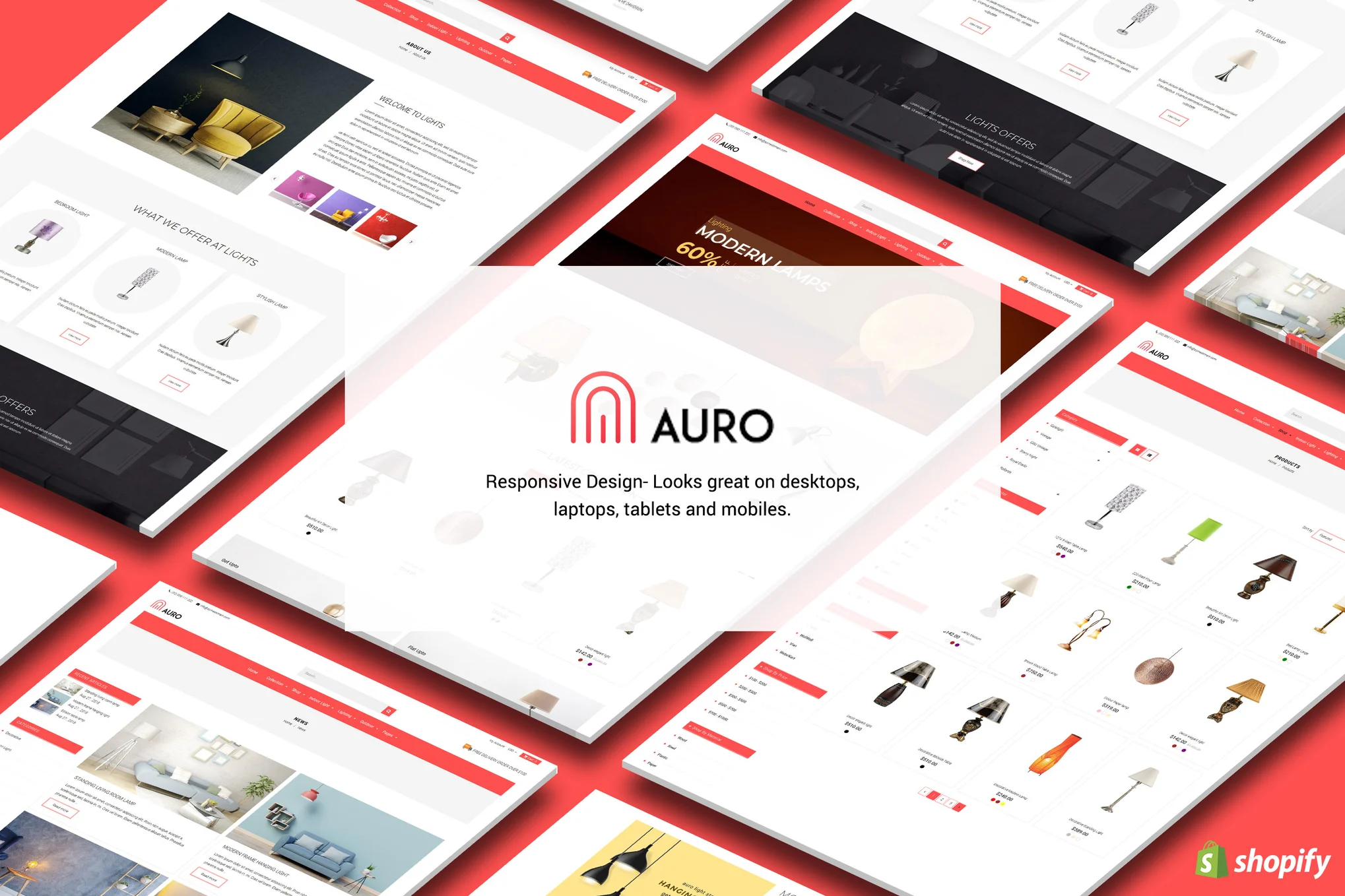 Auro Lights Shopify Theme
