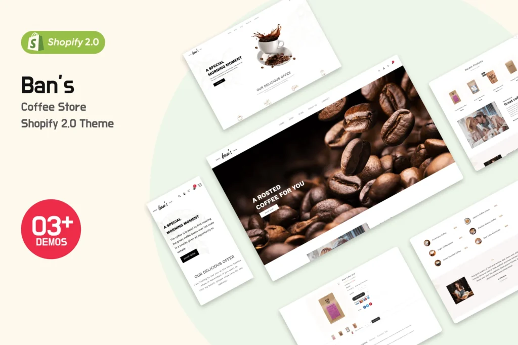 Bans Coffee Store Shopify Theme