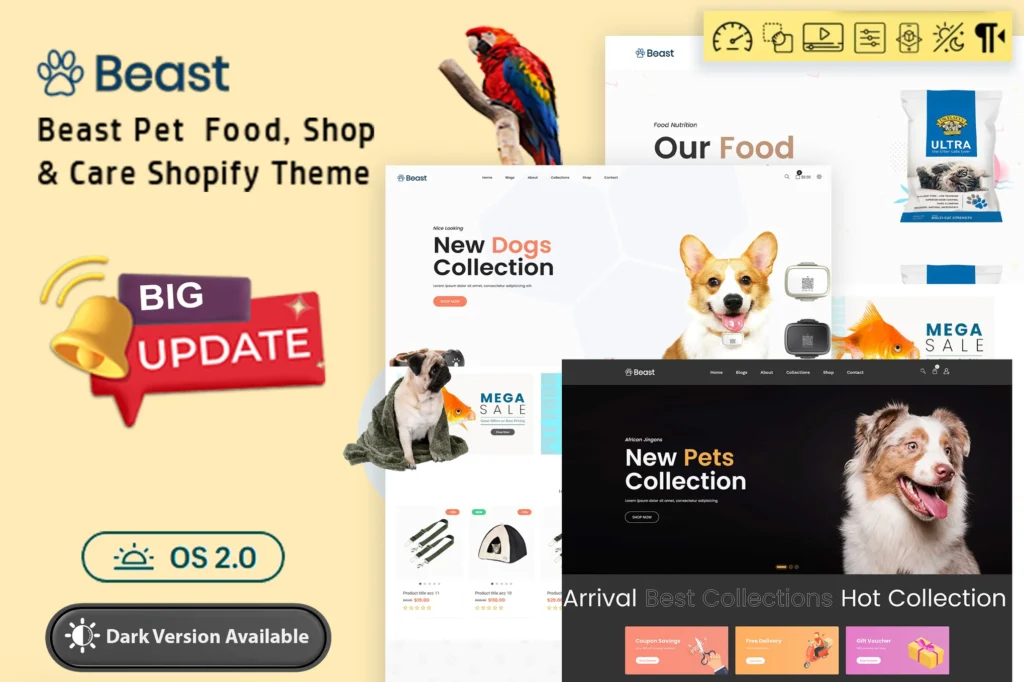 Beast Pet Store Shopify Theme