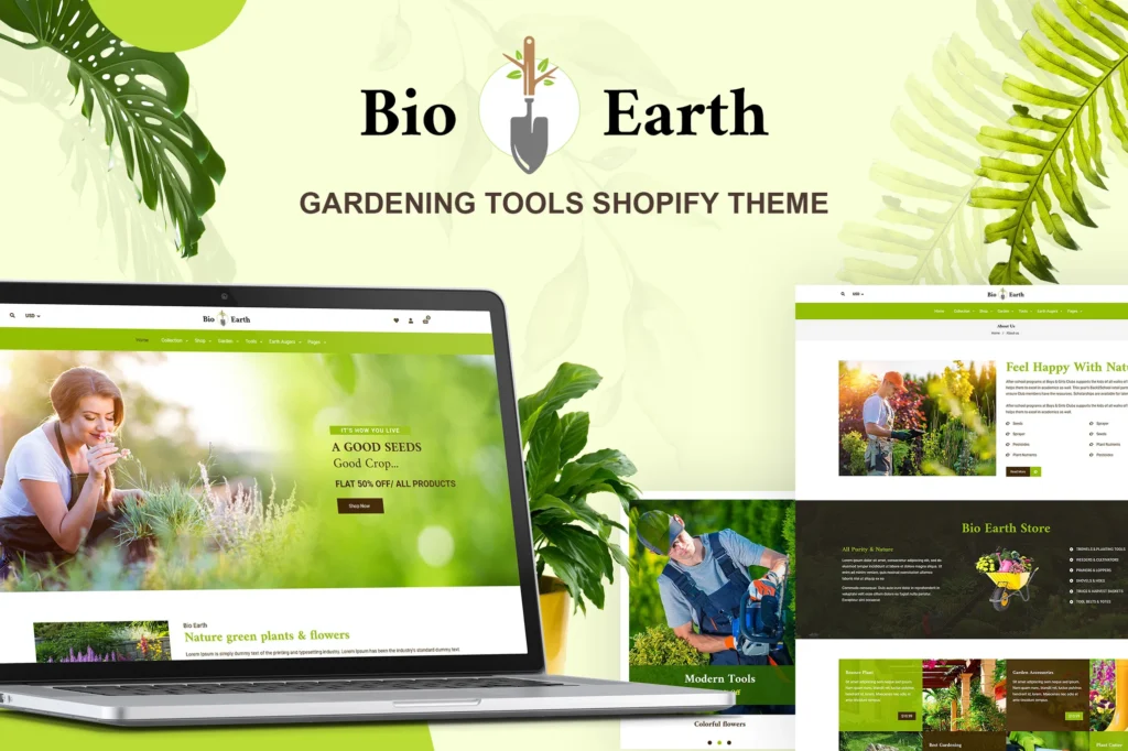 Bio Earth Gardening Shopify Theme