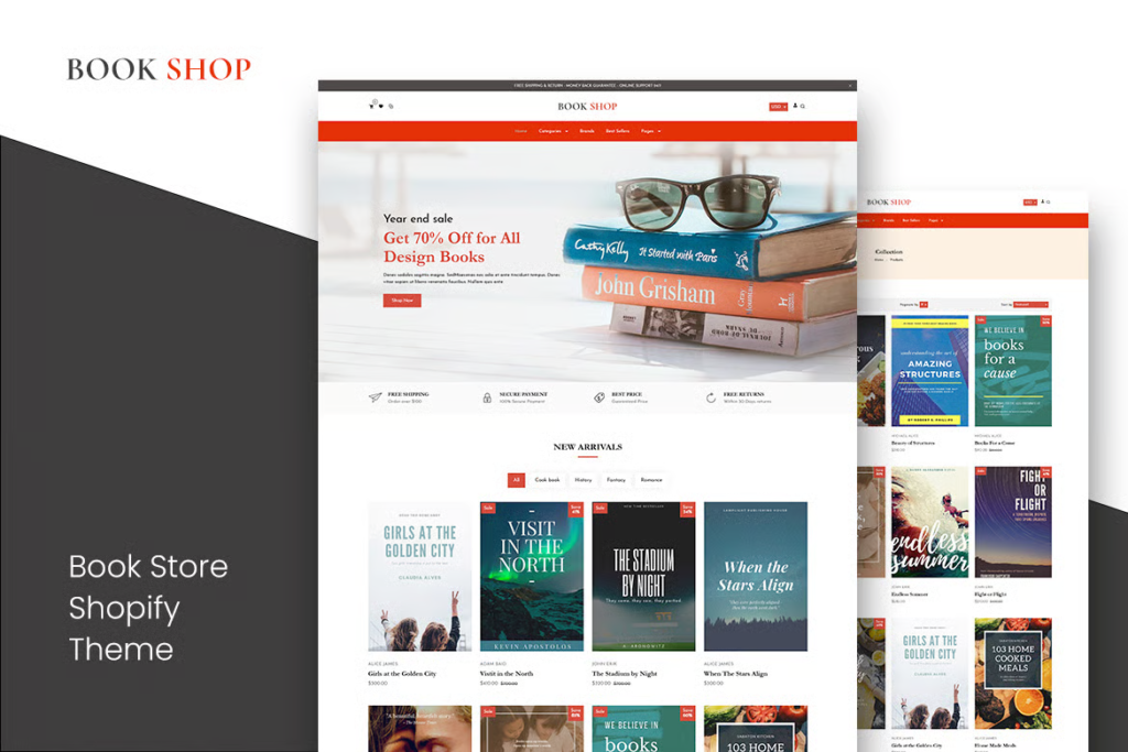 Bookly Bookstore Shopify Theme