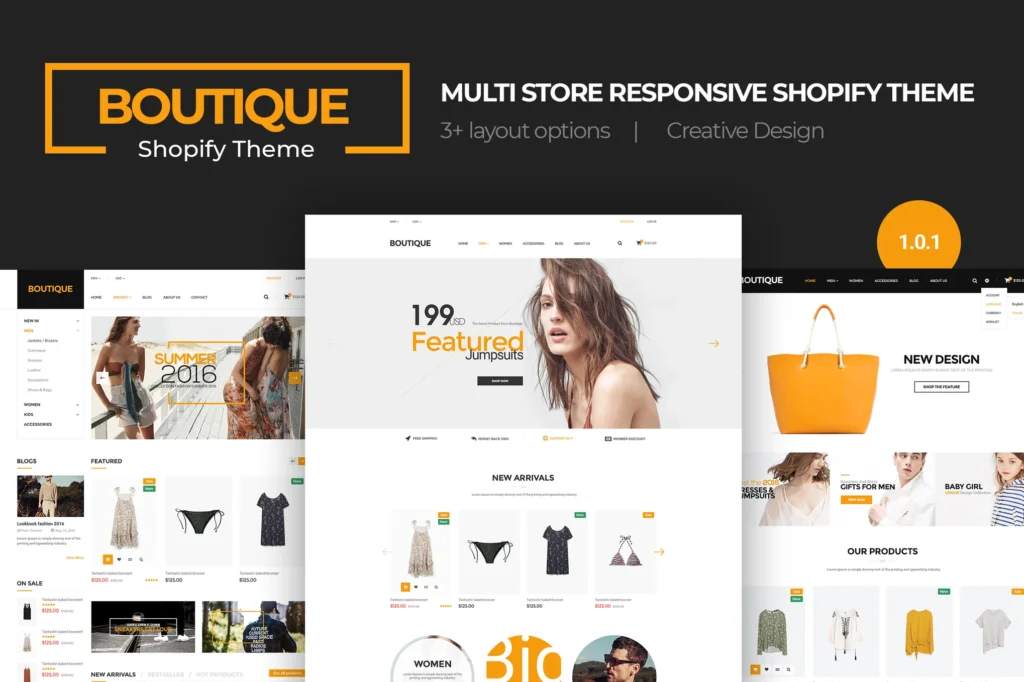 Boutique Multi Store Shopify Theme