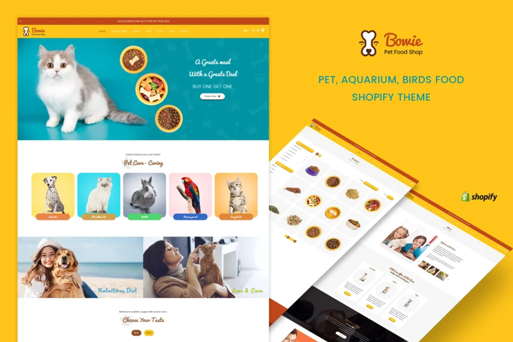 Bowie Birds Food Shopify Theme