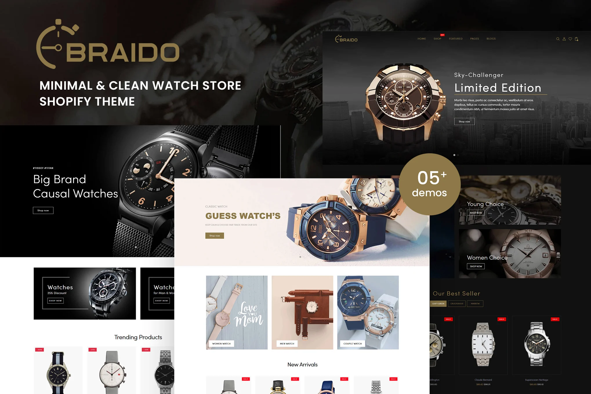 Braido Watch Store Shopify Theme