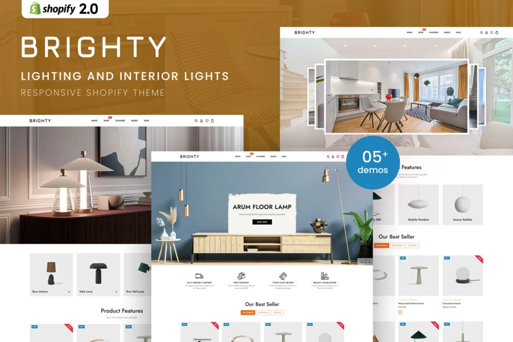 Brighty Interior Shopify Theme
