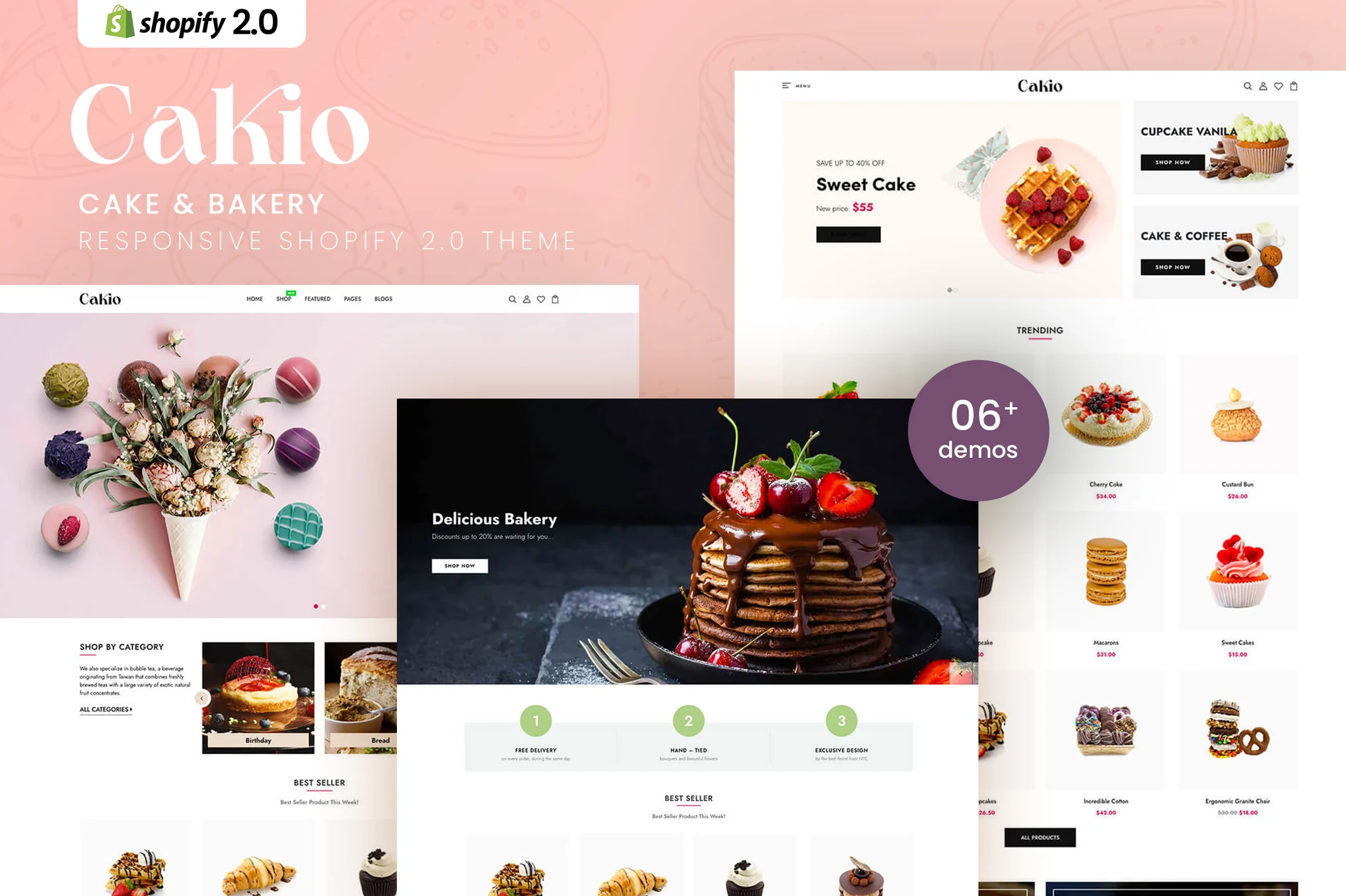 Cakio Bakery Shopify Theme