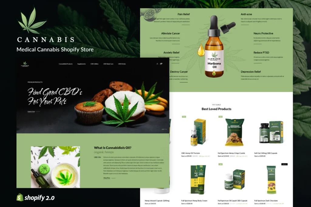 Cannbiz Cannabis Shopify Theme