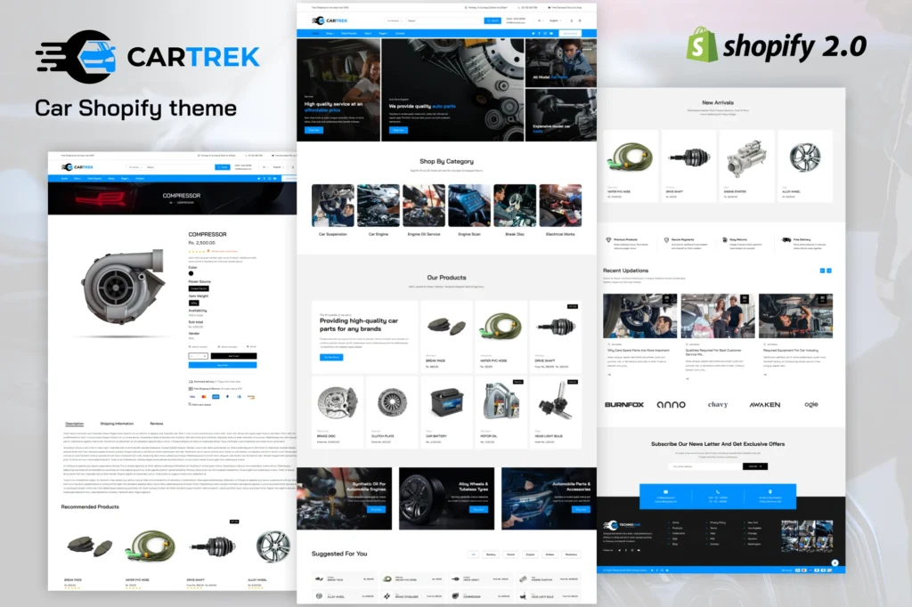 Car Trek Spare Parts Shopify Theme