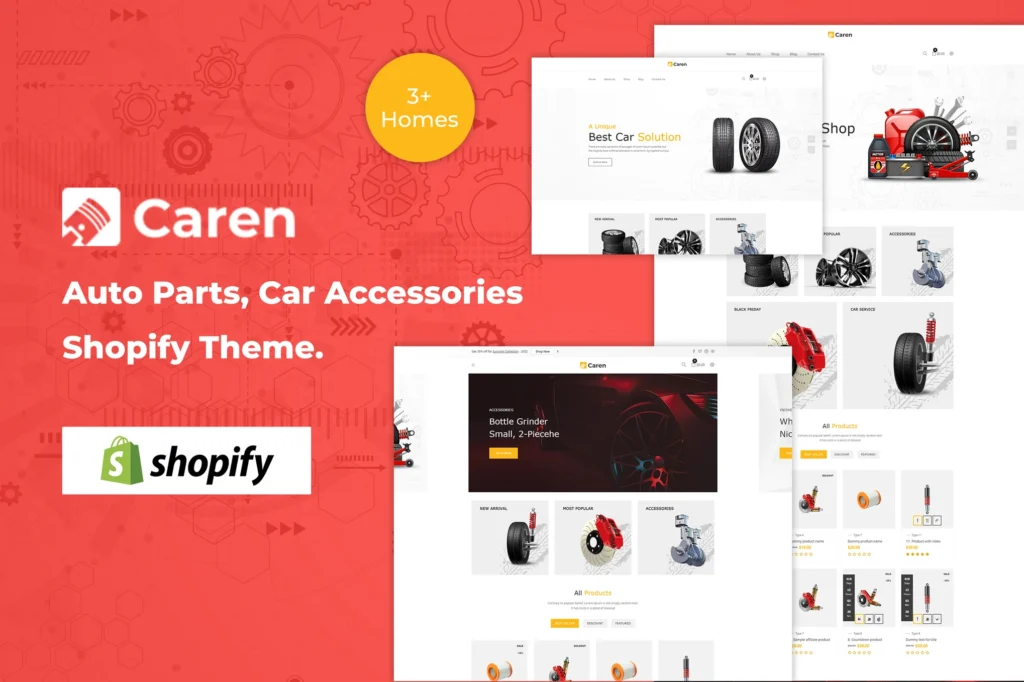 Caren Auto Parts Shopify Theme