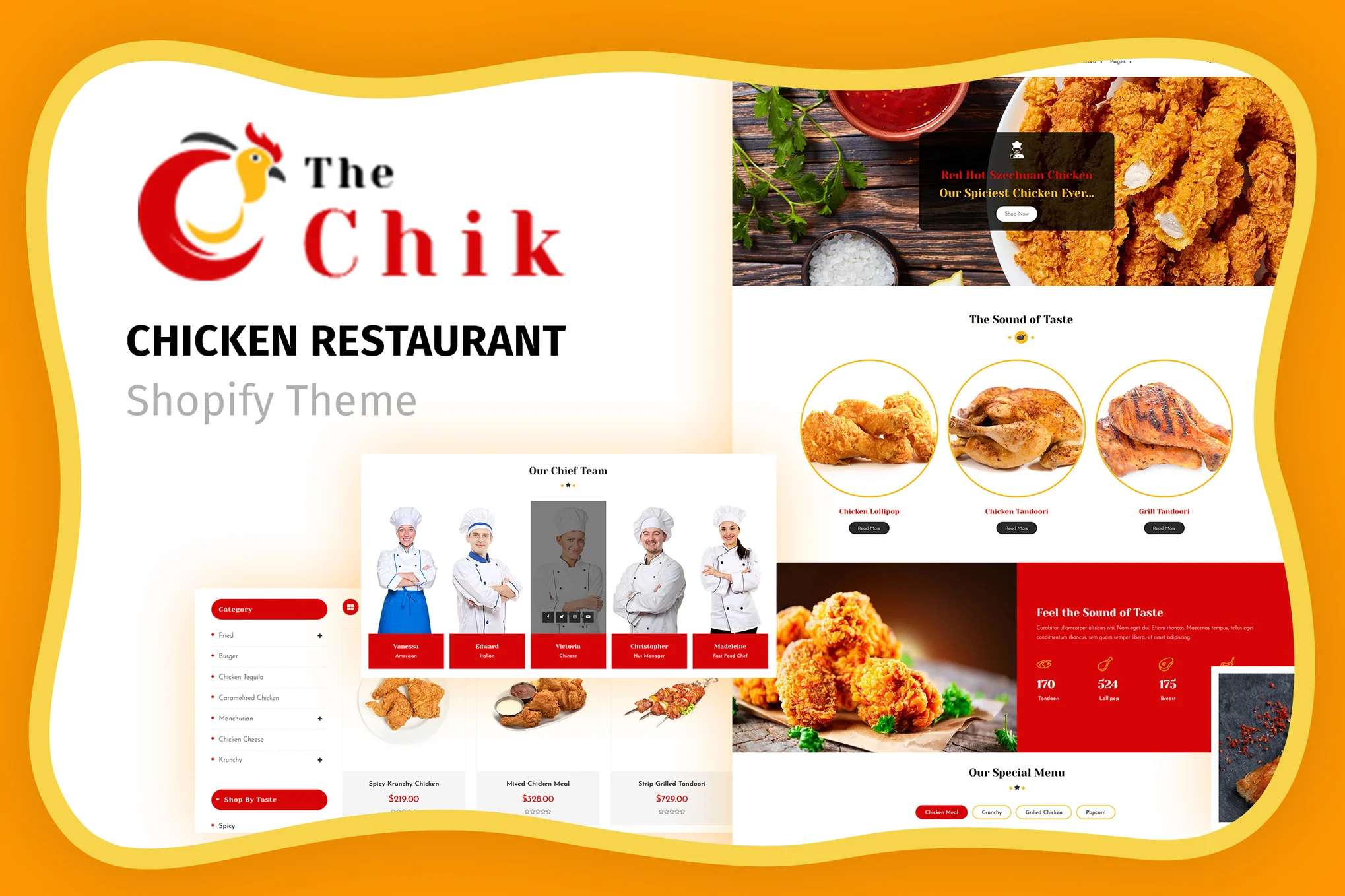 Chik Restaurant Shopify Theme
