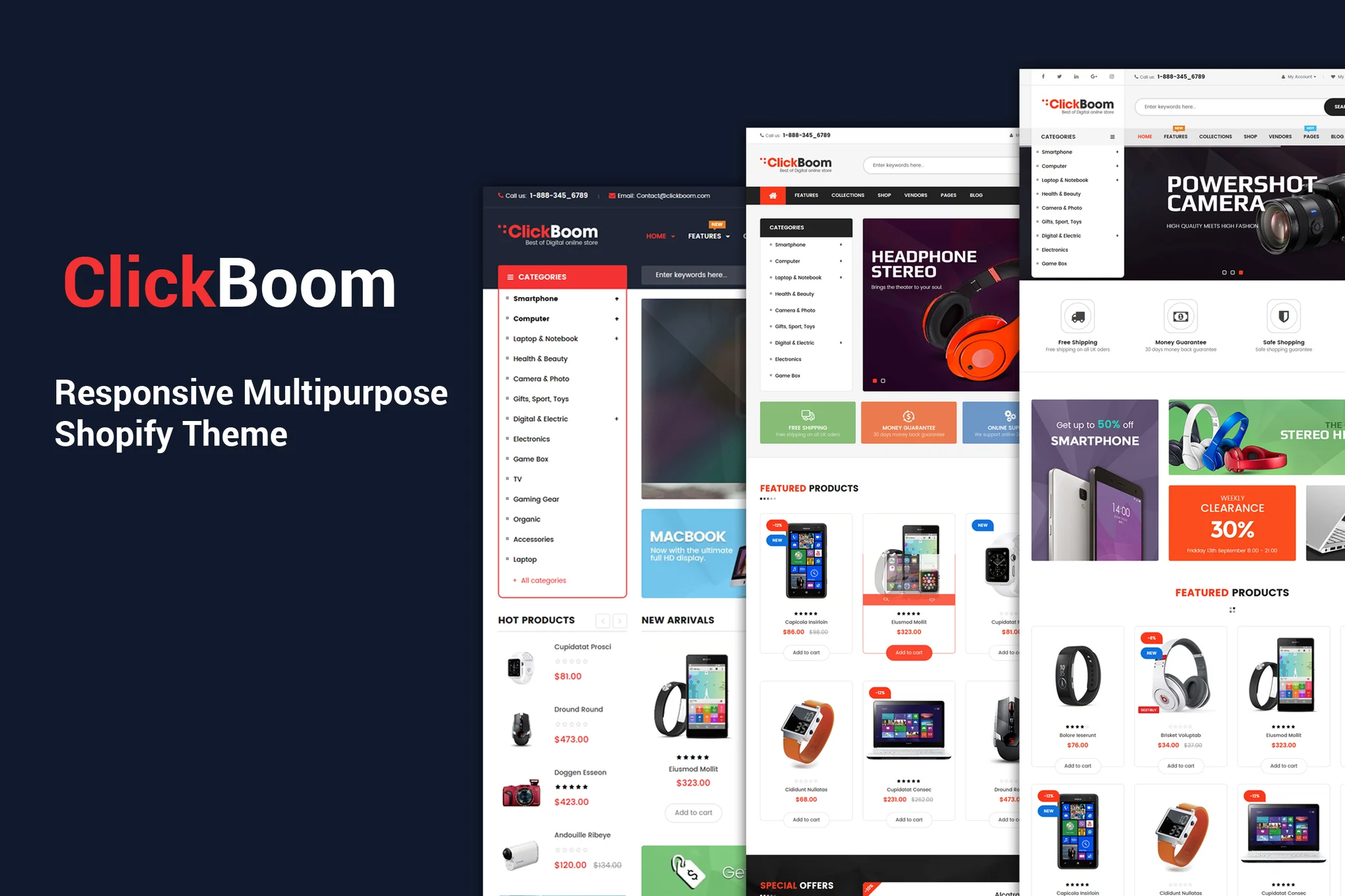 ClickBoom Multipurpose Shopify Theme